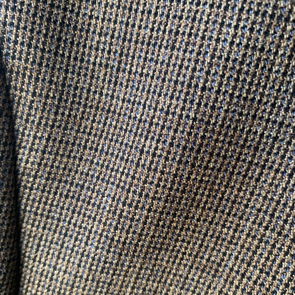 Chaps 100% Wool Blazer Sport Coat Jacket Sz.44L Brown Tweed Pattern 2 Button - Picture 10 of 10